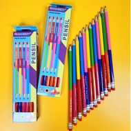 Wholesale (1 box of 12 pieces) 2B SQUEEZY PK2B-SQ301 Pencils | PK2B-SQ302 | PK2B-SQ304 Color2ni