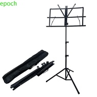 EPOCH Music Score Tripod Stand, Metal Retractable Music Stand, Stringed Instruments Foldable Collapsible Lightweight Music Stand Holder Piano