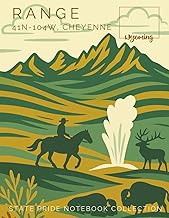 State Pride Notebook Collection: Wyoming (Mountain West) – Range (41N-104W, Cheyenne): Bold State-Th