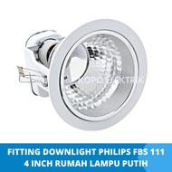 Philips Downlight FBS111 White | 4" Lamp Housing