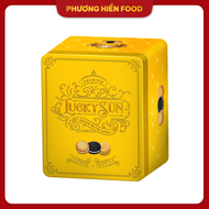 Bánh quy hỗn hợp LuckySun hiệu Vfood 150g hộp thiếc nhập khẩu Thái Lan (mẫu mới)