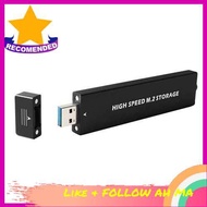 BEST SELLER M.2 Hard Disk Case M.2 SSD to USB3.1 Type-A HDD Enclosure Support SATA/NVME Protocol Not