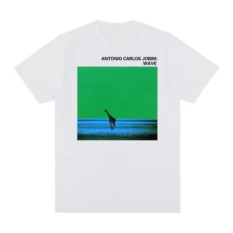 Wave ANTONIO CARLOS JOBIM Vintage T-shirt Bossa Nova Latin Jazz Stan Getz Joao T Shirt Men Women Sho