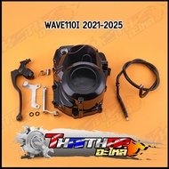ฝาครัชมือ110i 2021 กะโหลกเครื่อง wave110i 2009-2025 ชุดแปลงครัชเวฟ110i มาตรฐาน พร้อมประกอบ