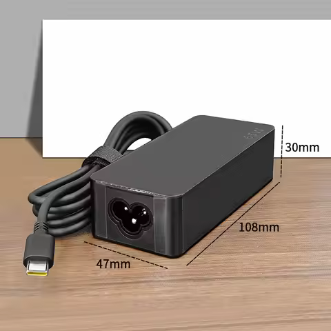 65W 45W 20V 3.25A USB C Laptop Charger Adapter for Lenovo ThinkPad Hp Chromebook Yoga Dell ASUS Type