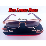 TWO LENS READING GLASSES PLUS MEN'S READING GLASSES READING GLASSES READING LENS GLASSES AND WALKING