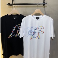 agnes b colorful graffiti dinosaur short sleeve crew neck T-shirt 22 men