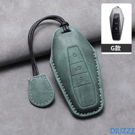 Leather Key Fob for Chery ICar 03 ICAR03 AIQAR EQ5 EQ3 EQ7 Keychain Remote Cover Bag Shell Accessori