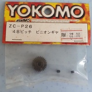 Yokomo ZC-P26 48P Pinion Gear (3.175mm Bore) (26T) 48 pitch