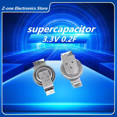 5pcs Original 3.3V0.2F EECEN0F204AK Capacitor 3.3V 0.2F 6.8*1.8MM 200MF -20% +80% 3.3V SMD