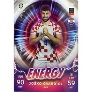 Topps Card Match Attax Euro 2024 Josko Gvardiola Energy