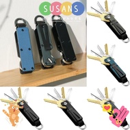 SUSANS Key Organizer, with Screwdriver Metal Keys Fob with Clip,  Holds 2-6 Keys Multi-function Mode