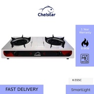 Chelstar J5555K K-555C Stainless Steel Gas Cooker Gas Stove Dapur Gas J5555-K