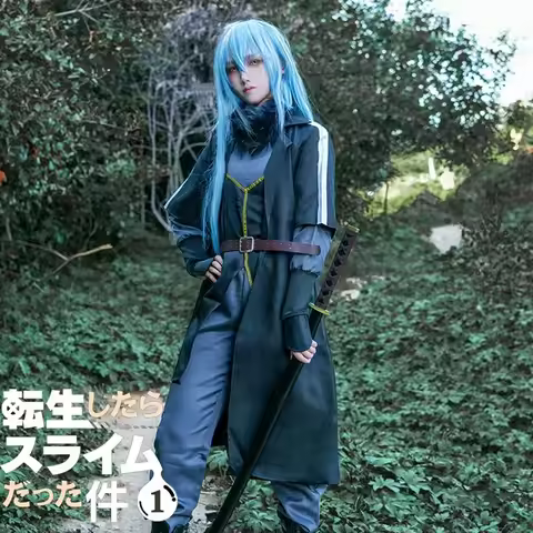 Anime That Time I Got Reincarnated As A Slime Cosplay Costume Rimuru Tempest Adult Uniform Suit Wome