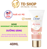 Lăn Nách Khử Mùi Dove Nữ CHÍNH HÃNG - Kem Khử Mùi Dove Giảm Thâm Sáng Da Dưỡng Trắng Nách Serum Dove