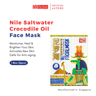 Fei Fah Nile Saltwater Crocodile Oil Gold Face Mask 5 sheets (Expiry March 2025)