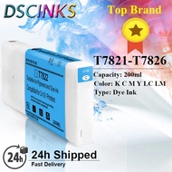 1PC T7821-T7826 D700 SL-D700 Compatible Ink Cartridge Dye-based Ink For Epson SureLab D700 T7821 T78