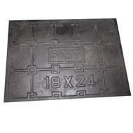 BoonHardware LHHA135GY Cast Iron 18" x 24" Main Hole Cover/ Penutup Lubang Tahan Lama (Grey)