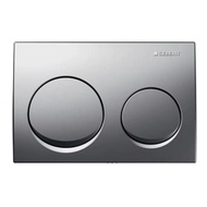 Geberit Alpha dual flush actuator Matt Chrome