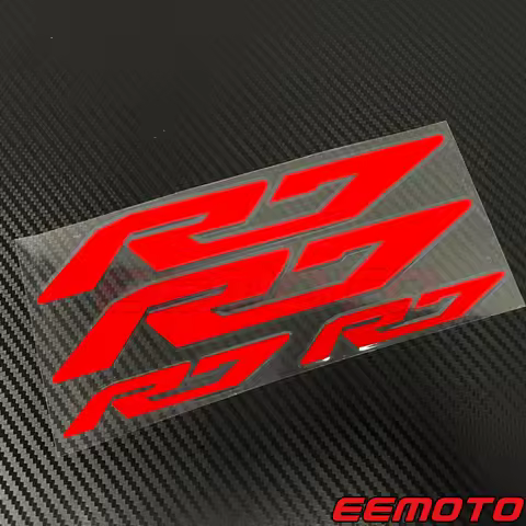 4X Motorcycle Wheels Rims Fairing Fender Helmet Fuel Gas Tank Logo Vinyl Decals Stickers For YZF R1 