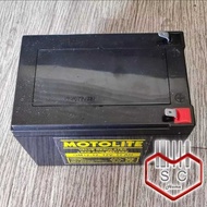 Motolite OM12-12 Rechargeable Battery 12V 12AH Valve Regulated Lead Acid (VRLA) for UPS, Solar, Toy