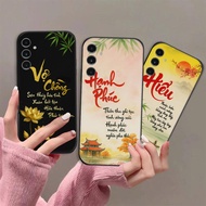 Samsung S25 / S25 Plus / S25 Ultra / Edge case with calligraphy meaning peace of mind, fortune, pare