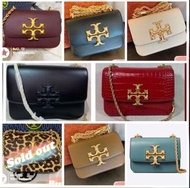 [美國代購正品Tory Burch]100%NEW &amp; Authentic TB Eleanor 真皮菱格款斜揹包 鏈條包🎁 附商品正品標籤序號、防潮袋、吊牌、提袋 限量送防塵袋 送禮首選🎁