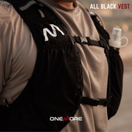 ONE MORE All Black Upgraded Trail Running Vest Running Vest Trail Run