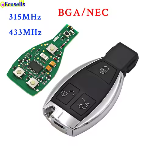 3 Button Smart Remote Key 315Mhz 433Mhz BGA NEC for MB A B C E S Class W203 W204 W205 W210 W211 W212