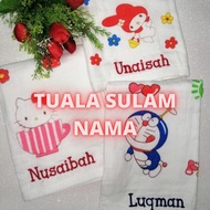 BABY TOWEL BLANKET SULAM NAMA TUALA MANDI BUDAK COTTON SUPER SOFT GOOD ABSORBENT