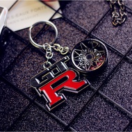 Car Styling Auto Keyring Keychain Metal Key Ring Key Chain Case For Nissan GTR Skyline Kawasaki R32 
