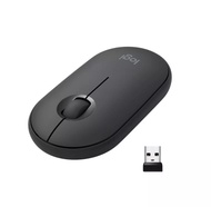 Chuột Bluetooth Không Dây Cho Macbook Logitech Pebble M350 (Bluetooth/USB Nhỏ Gọn Giảm Ồn) - Tặng Kè