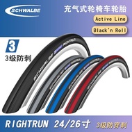 Shiwen RIGHTRUN DOWNTOWN Sports Wheelchair Car Tire 79.9cm 86.6cm Puncture-Proof Tire Shiwen RIGHTRUN DOWNTOWN Sports Wheelchair Car Tire 79.9cm 86.6cm Puncture-Proof Tire 4.27