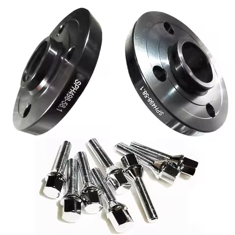 2pcs 20mm 0.79inches Centric Bore 58.1 4X98 Wheel Spacers For Fiat Alfa Romeo 12*1.25 Cone Type Bolt