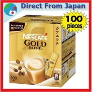 [Large capacity] Nescafe Gold Blend Stick Coffee 100 bottles [Cafe Latte] [Me]