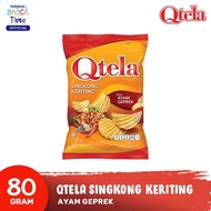 Qtela Singkong Keriting Ayam Geprek 80 Gr