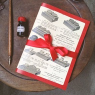 義大利歐式筆記本+木桿沾水筆+墨水套組 | Francesco Rubinato