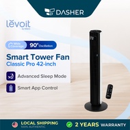 Levoit Classic Pro Smart Tower Fan 42/36 inch Brushless DC Motor App Control with wifi