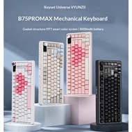 YUNZII B75 Pro Max Wireless Mechanical Keyboard 75% GASKET RGB Hot Swappable Custom Keyboard with Kn