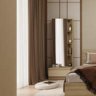 Koncept Furniture ชุดห้องนอน รุ่น Hannie ขนาด 6 ฟุต สีไม้อ่อน