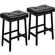 Sadddle Stool Iron Wood Bar Chair Modern Simple Household Backrest Bar Stool Bar Chair High Stool Ba