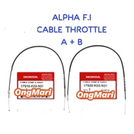 Honda ALPHA FI ALPHA V4 fuel injection throttle cable A B tali minyak cable original 17910-K03-N31 1