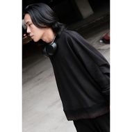 [Size Zero Black No. 2] NURARI Washed University T 24 A/W 24-Em. Lycoris bleach dye sweat