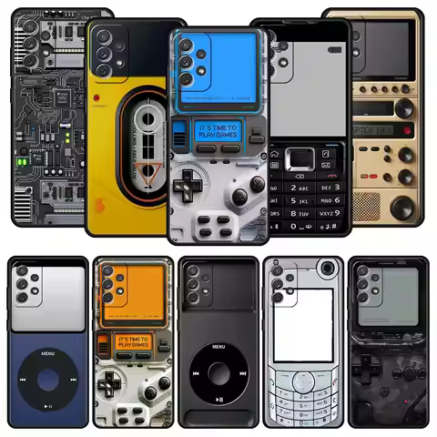 Retro Camera Games mobile Case for Samsung A51 A71 A21S A17 A11 A15 A25 A41 A23 A33 A53 A73 A07 A03S