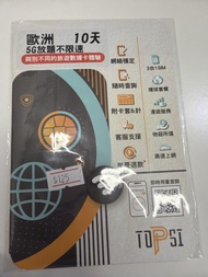 歐洲 10天 5G無限速數據卡