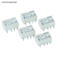 loveshopping1 5pcs dc 5v smd g6k-2f-y signal relay 8pin for omron relay  MY