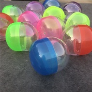 Capsule Toy Shell 64 * 69mm Color Mixed Color Oval Egg Shell Capsule Toy Shell Two Yuan Toy Plastic 