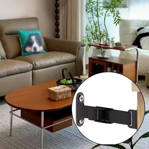 Earthquake Proof Furniture Anchors Child Proofing Universal Furniture Safety Kit Adjustable Anti Tip