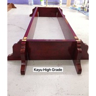 (NEW ITEM) PREMIUM KEPOK KUBUR KAYU HIGH GRADE + PERCUMA PLATE ( CAT PUTIH ATAU VARNISH)