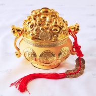 財源滿貫聚寶盆(含開光)招財、開運、金元寶、存錢筒、五帝錢